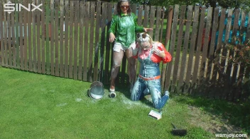 Catfight Turns Messy As Best Friends Get Painted - Cam 1 Screencap 47 on www.sinx.com