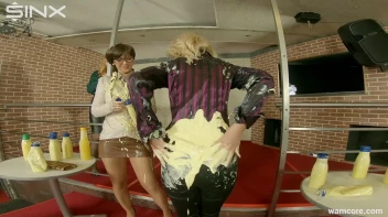 Gorgeous girls get creamed with body lotion during demonstration Screencap 36 on www.sinx.com