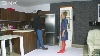 Tasting Game Turns Messy In The Kitchen - Cam 1 Screencap 1 on www.sinx.com