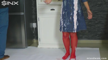 Tasting Game Turns Messy In The Kitchen - Cam 1 Screencap 18 on www.sinx.com