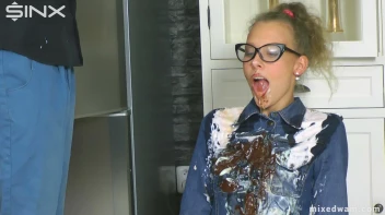 Tasting Game Turns Messy In The Kitchen - Cam 1 Screencap 37 on www.sinx.com