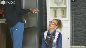 Tasting Game Turns Messy In The Kitchen - Cam 1 Screencap 38 on www.sinx.com