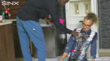 Tasting Game Turns Messy In The Kitchen - Cam 1 Screencap 40 on www.sinx.com