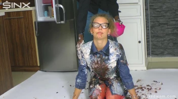 Tasting Game Turns Messy In The Kitchen - Cam 1 Screencap 44 on www.sinx.com