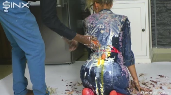 Tasting Game Turns Messy In The Kitchen - Cam 1 Screencap 57 on www.sinx.com