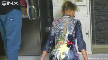 Tasting Game Turns Messy In The Kitchen - Cam 1 Screencap 60 on www.sinx.com