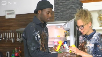 Tasting Game Turns Messy In The Kitchen - Cam 1 Screencap 65 on www.sinx.com