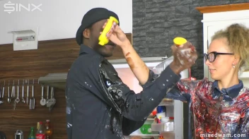 Tasting Game Turns Messy In The Kitchen - Cam 1 Screencap 68 on www.sinx.com