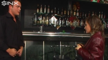 Public Bar Sex Leaves Brunette Facialled Screencap 12 on www.sinx.com