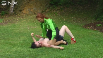 Busty Babe Gets Pissed On And Wrestles Screencap 18 on www.sinx.com