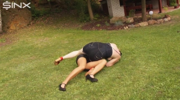 Busty Babe Gets Pissed On And Wrestles Screencap 5 on www.sinx.com