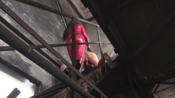 Mit dem XL Strapon auf der Treppe gefickt Screencap 14 on www.sinx.com