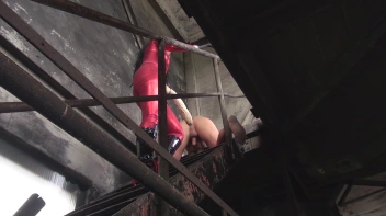 Mit dem XL Strapon auf der Treppe gefickt Screencap 44 on www.sinx.com