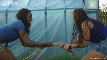 Best Friends Water Fight When Gardening Screencap 33 on www.sinx.com