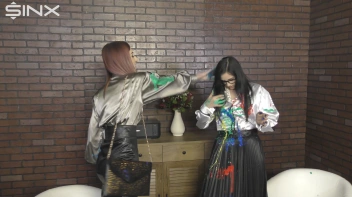 Eurobabes Get Covered In Wet And Messy Paint Catfight Screencap 37 on www.sinx.com