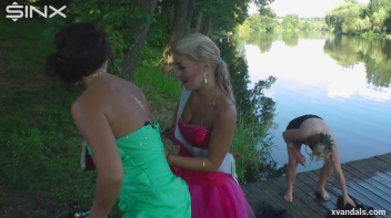 Beauty queens catfight in a lake - Cam 2 Screencap 97 on www.sinx.com