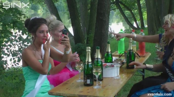 Beauty queens catfight in a lake - Cam 2 Screencap 12 on www.sinx.com