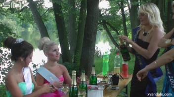 Beauty queens catfight in a lake - Cam 2 Screencap 13 on www.sinx.com