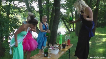 Beauty queens catfight in a lake - Cam 2 Screencap 20 on www.sinx.com