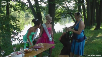 Beauty queens catfight in a lake - Cam 2 Screencap 21 on www.sinx.com