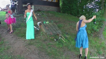 Beauty queens catfight in a lake - Cam 2 Screencap 25 on www.sinx.com