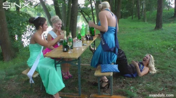 Beauty queens catfight in a lake - Cam 2 Screencap 3 on www.sinx.com