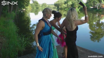 Beauty queens catfight in a lake - Cam 2 Screencap 36 on www.sinx.com