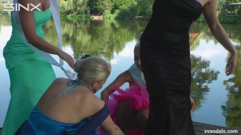 Beauty queens catfight in a lake - Cam 2 Screencap 37 on www.sinx.com