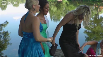 Beauty queens catfight in a lake - Cam 2 Screencap 38 on www.sinx.com