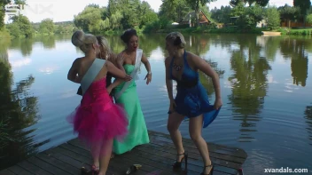 Beauty queens catfight in a lake - Cam 2 Screencap 46 on www.sinx.com