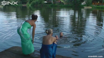 Beauty queens catfight in a lake - Cam 2 Screencap 52 on www.sinx.com