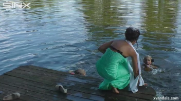 Beauty queens catfight in a lake - Cam 2 Screencap 56 on www.sinx.com