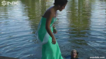 Beauty queens catfight in a lake - Cam 2 Screencap 57 on www.sinx.com