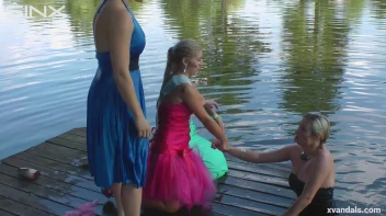 Beauty queens catfight in a lake - Cam 2 Screencap 72 on www.sinx.com