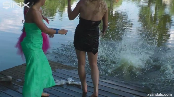 Beauty queens catfight in a lake - Cam 2 Screencap 79 on www.sinx.com