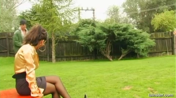 Freaky Flashers Gangbang Brunette Babe Screencap 5 on www.sinx.com