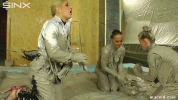 Messy girls double team hot blonde in mud wrestling catfight Screencap 8 on www.sinx.com