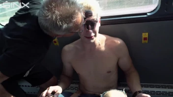 Blonde Twink Enjoys Gay Orgy On A Voyeuristic Bus Screencap 71 on www.sinx.com