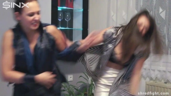 Lingerie Clad Cuties Heated Female Wrestling - Cam 2 Screencap 35 on www.sinx.com