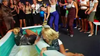 Wet and Messy Federation Of Oil Wrestling Screencap 10 on www.sinx.com