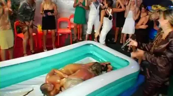 Wet and Messy Federation Of Oil Wrestling Screencap 38 on www.sinx.com