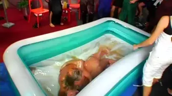 Wet and Messy Federation Of Oil Wrestling Screencap 66 on www.sinx.com