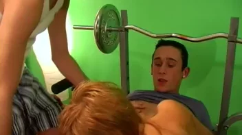 Workout Session Turns Bi Wild Screencap 20 on www.sinx.com