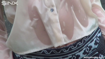 Brunette's Very Wet Sprinkler Frolic Screencap 36 on www.sinx.com