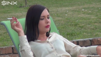 Brunette's Very Wet Sprinkler Frolic Screencap 4 on www.sinx.com