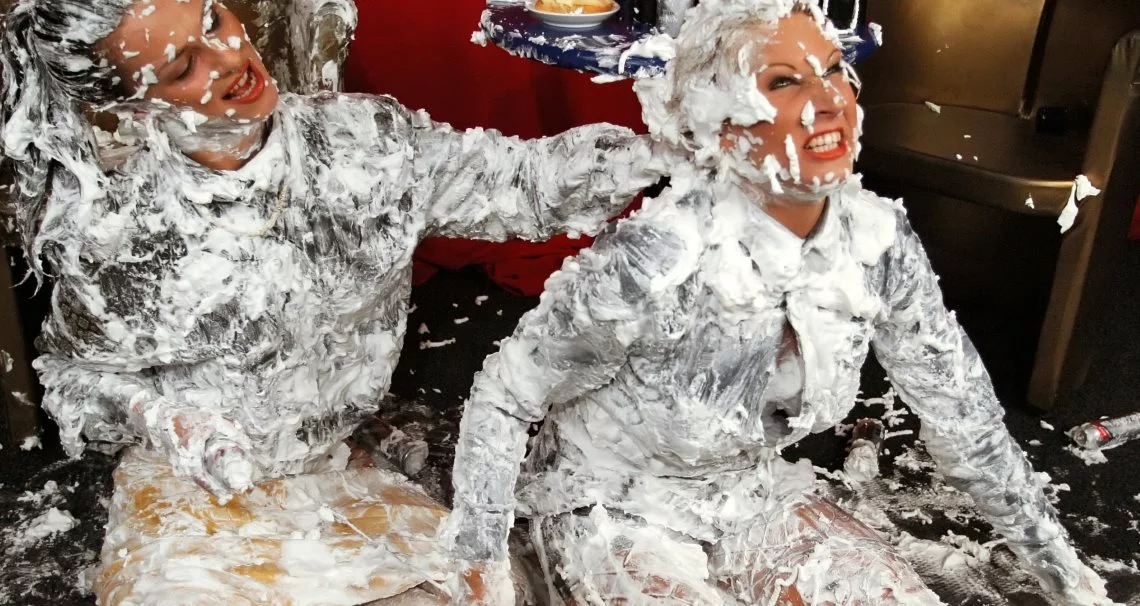 Massive, Sexy Foam Fight on www.sinx.com