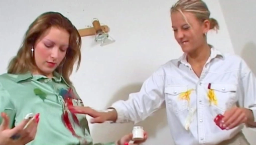 Latest deal - Dressed Babes Paint Each Others Outfits