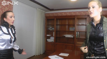 A Catfight In The Office Caught On Tape Screencap 16 on www.sinx.com