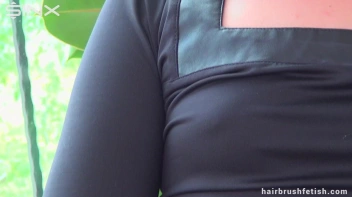 Sexy brunette gets her hair brushed to perfection Screencap 57 on www.sinx.com