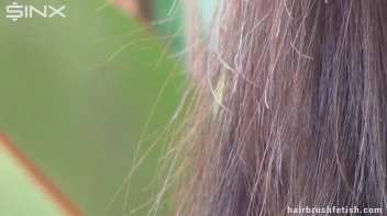 Sexy brunette gets her hair brushed to perfection Screencap 58 on www.sinx.com